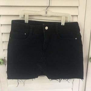 Black Denim Zara Skirt